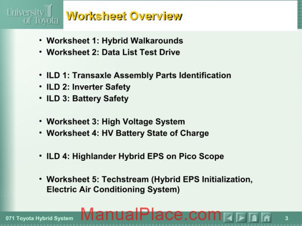 toyota training hybrid system presentation page 3