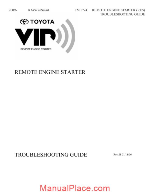 toyota tvip v4 troubleshooting manual page 1