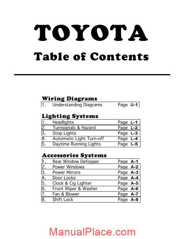 toyota understand wiring diagrams page 2