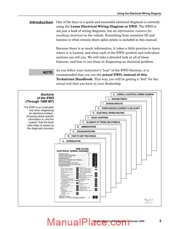 toyota using the lexus electrical wiring diagram page 3