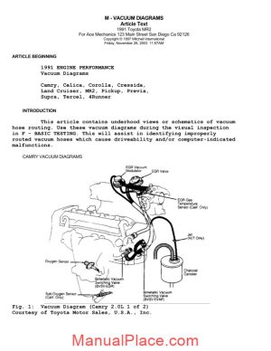 toyota vacuum 1991 diagrams page 1