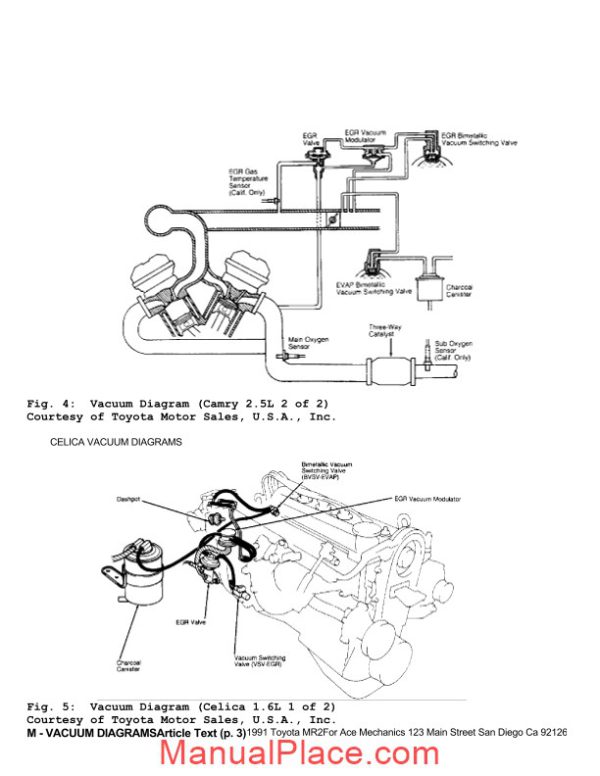 toyota vacuum 1991 diagrams page 3