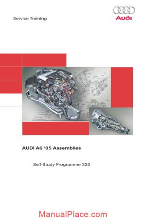 vag self study booklet 325 the 2005 audi a6 assemblies page 1