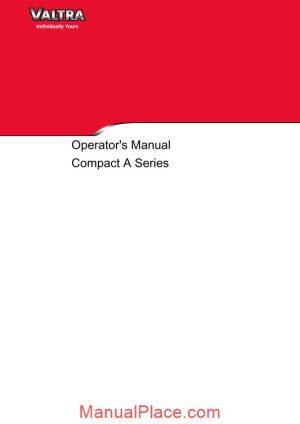 valtra tractor a53 a73 operators manual en page 1