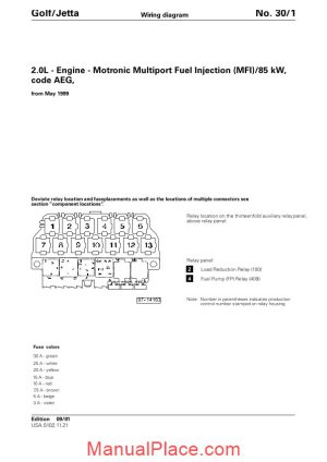 volkswagen a4 aeg wd 30 diagramas page 1