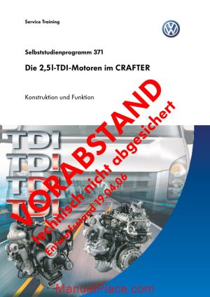 volkswagen crafter 2 5 tdi engine part 1 page 1