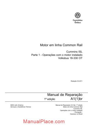 volkswagen cummins isl engine installed part 1 page 1