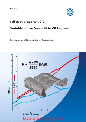 volkswagen service training variable intake manifold in vr engines page 1