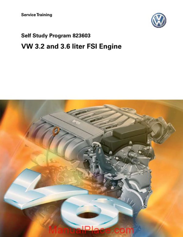 volkswagen service training vw 32 and 36 liter fsi engine page 1