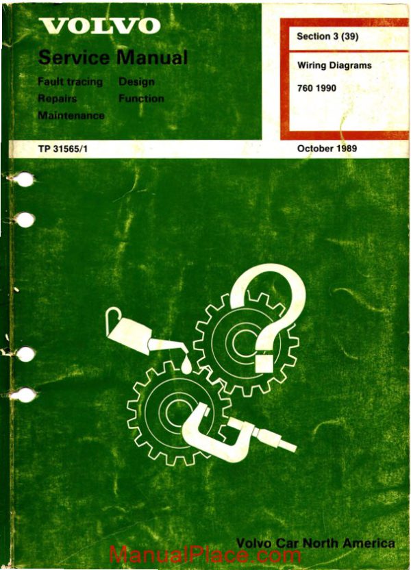 volvo 1990 760 wiring diagrams page 1