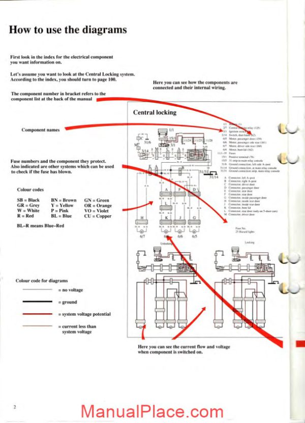 volvo 1990 760 wiring diagrams page 4