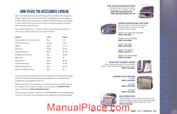 volvo accessories catalog page 2