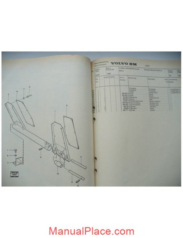 volvo bm 4600 spare parts catalogue page 3