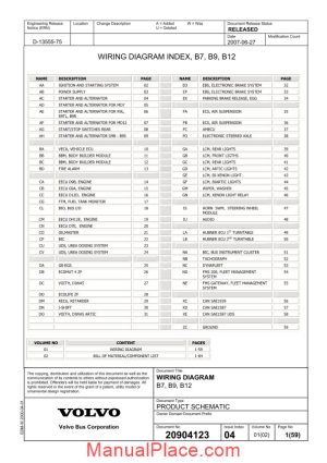 volvo bus b7 b9 b12 wiring diagram 2 page 1