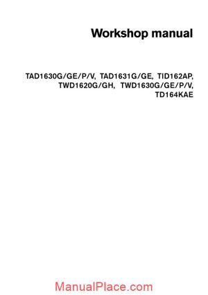 volvo engine 16l workshop manual page 1