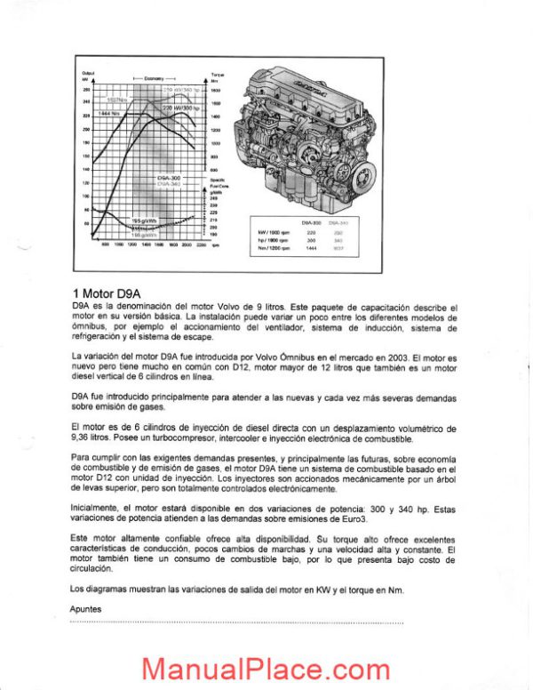 volvo engine d9a manual 2003 page 2