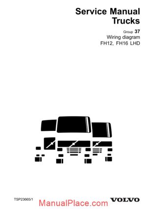 volvo fh12 a type workshop manual group 37 page 1