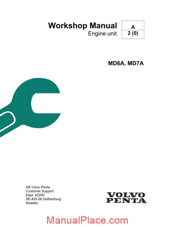 volvo md6a md7a workshop page 1