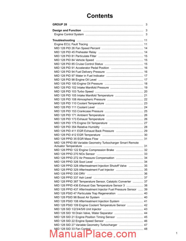 volvo mid 128 fault code guide page 3