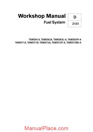 volvo penta workshop manual fuel system page 1