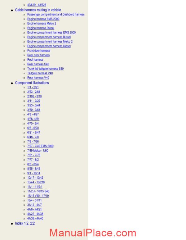 volvo s40 v40 2004 wiring diagram page 4