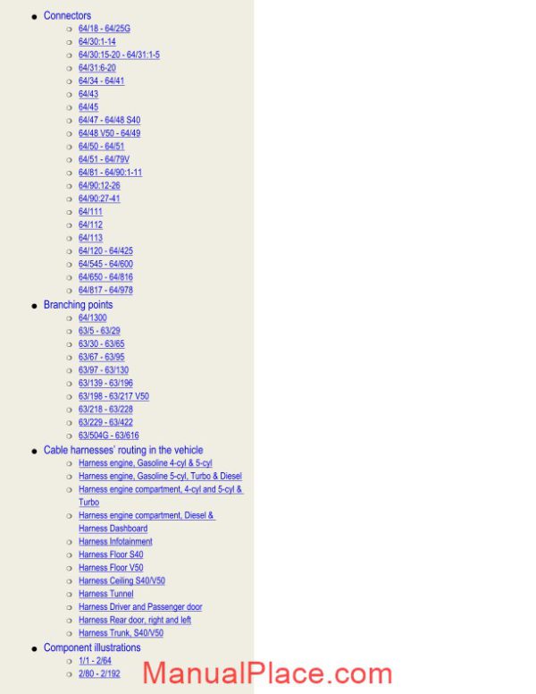 volvo s40 v50 2005 wiring diagram page 4