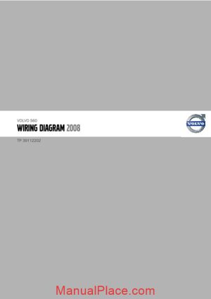 volvo s60 2008 wiring diagram page 1