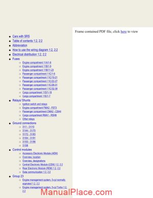 volvo s60 s60r s80 2004 wiring diagram page 1