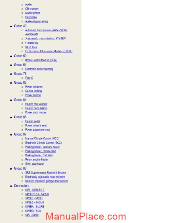 volvo s60 s60r s80 2004 wiring diagram page 3