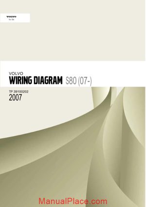 volvo s80 07 2007 wiring diagram page 1