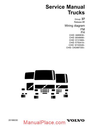 volvo truck fm fh wiring diagram chid b 548688 page 1