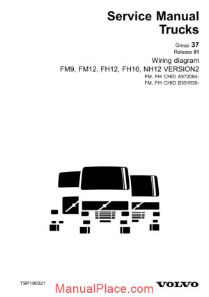 volvo truck fm9 fm12 fh12 fh15 nh12 version 2 wiring diagram chid a572084 page 1