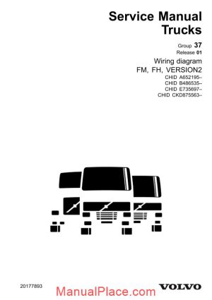 volvo trucks fm fh vers2 a 652195 wiring diagram page 1