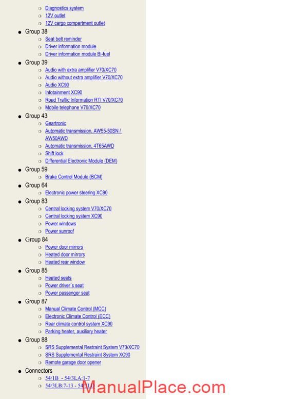 volvo v70 xc70 xc90 2003 wiring diagram page 3