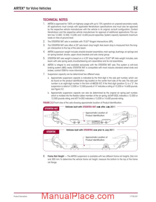 volvo vehicles tp247f hendrickson airtek technical procedure page 4