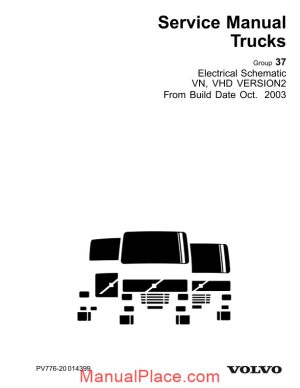 volvo vn vhd version 2 electrical schematic from build date 10 03 page 1