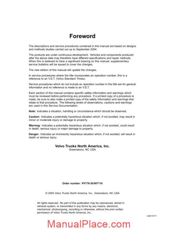 volvo vn vhd version 2 electrical schematic from build date 4 04 page 2