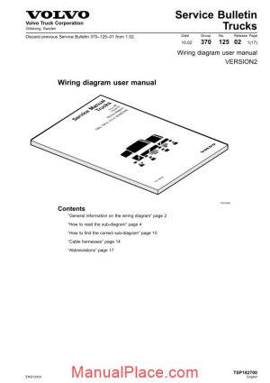 volvo wiring diagram instructions page 1