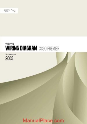 volvo xc90 premier 2005 wiring diagram page 1