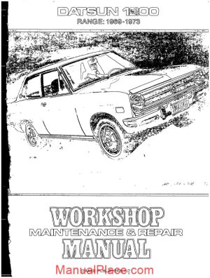 workshop manual datsun 1200 1969 73 page 1