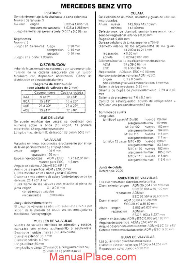 workshop manual mercedes vito page 2