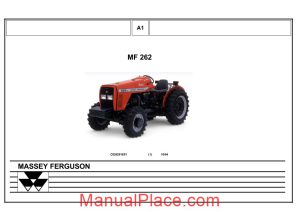 workshop manual tractor massey ferguson mf 262 multilingual page 1