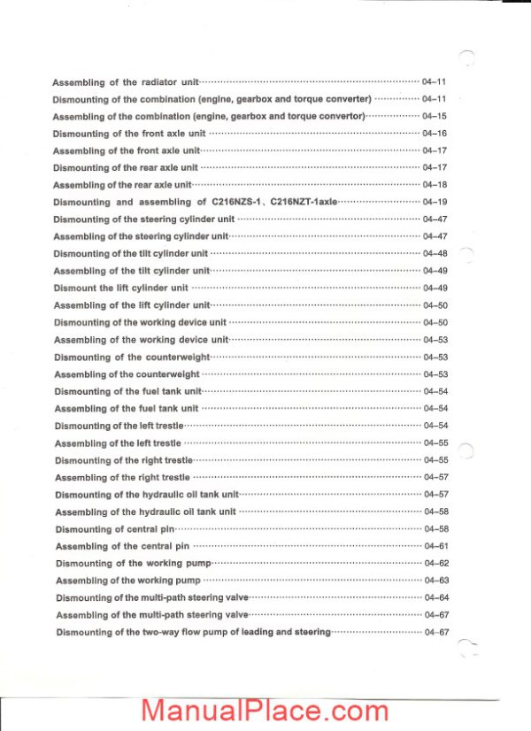 xcmg zl50g service manual page 3