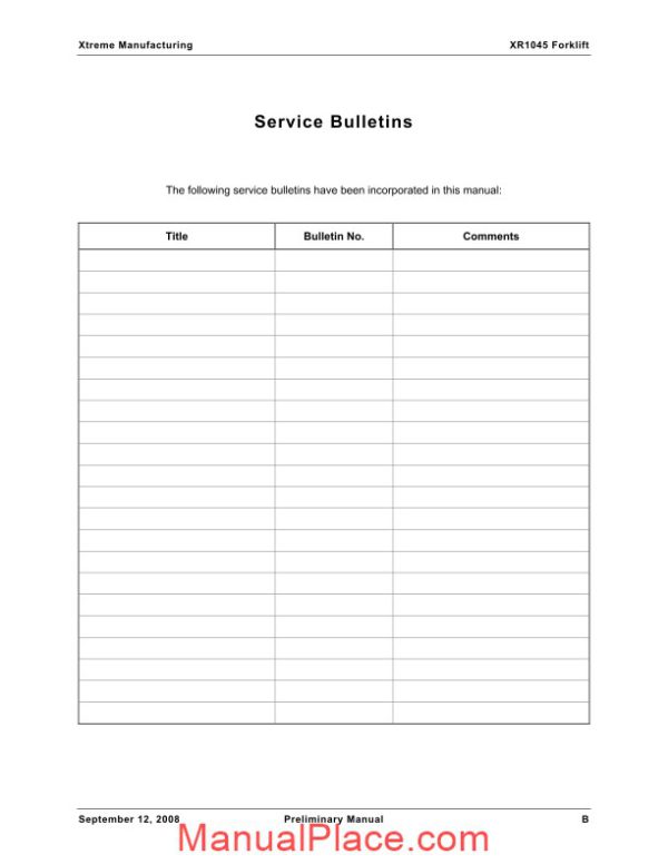 xtreme forward reach forklift xr1045 tier iii parts manual page 3