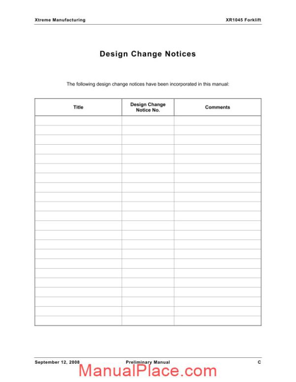 xtreme forward reach forklift xr1045 tier iii parts manual page 4