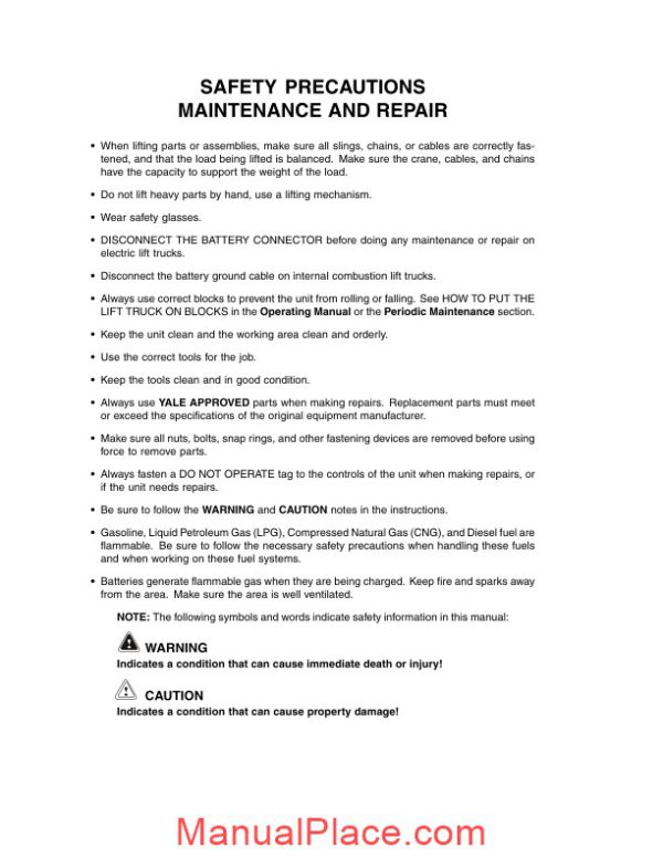 yale e807 parts manual page 2