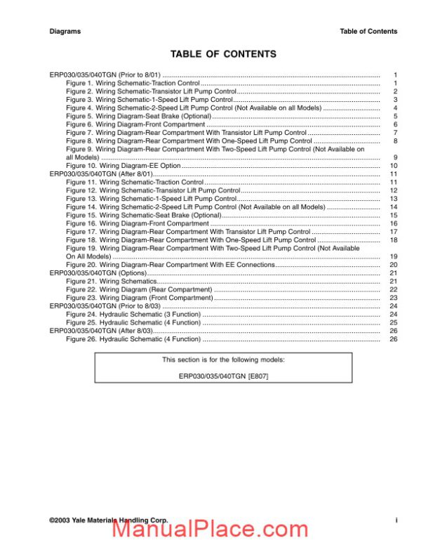 yale e807 parts manual page 3