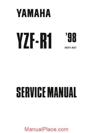 yamaha 1998 yzfr1 servicemanual page 1