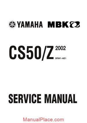 yamaha jog cs50 service manual page 1