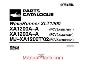 yamaha parts catalog xlt1200 page 1